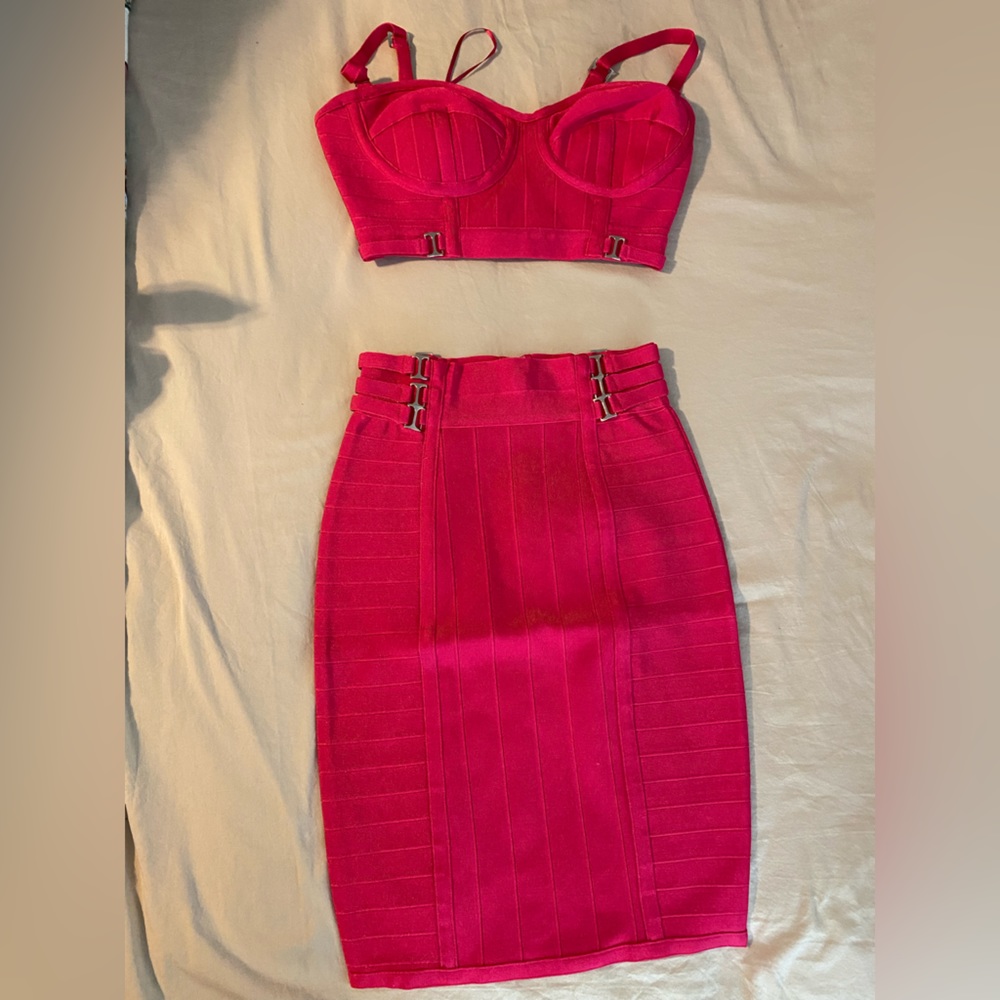 The Real Thing Bandage Skirt Set